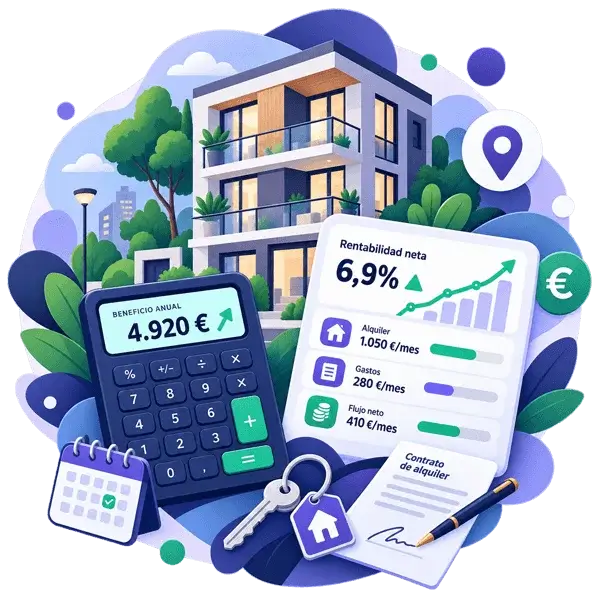 Calculadora de rentabilidad de alquiler tradicional
